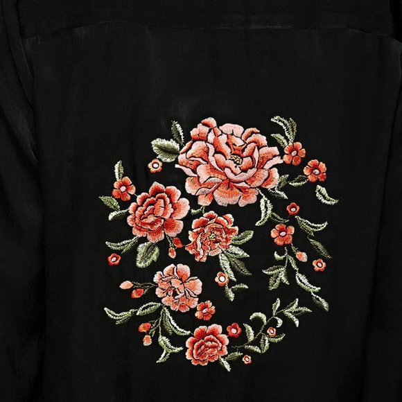 Forever 21 Contemporary Floral Shirt Dress - Picture 8 of 8